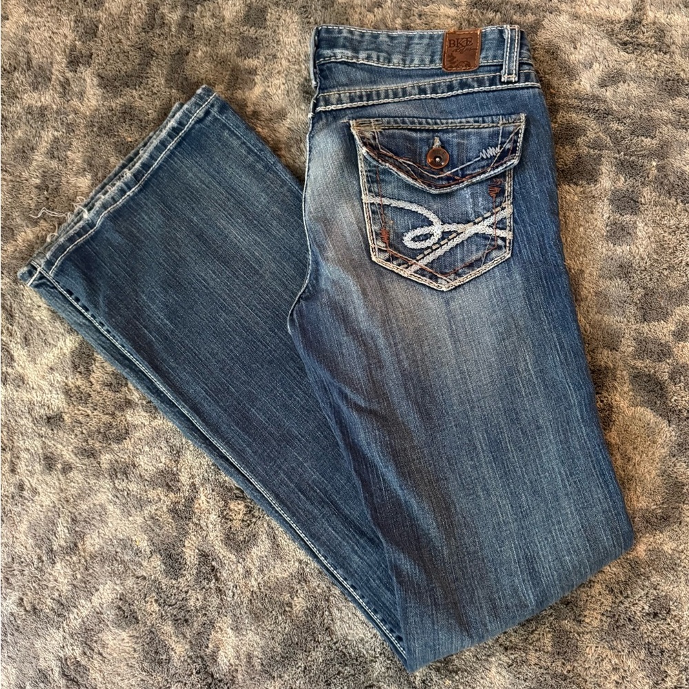 BKE Boot Cut Blue Jeans